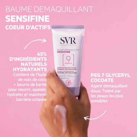 SVR Sensifine [9] Baume Démaquillant Nettoyant Apaisant 200g