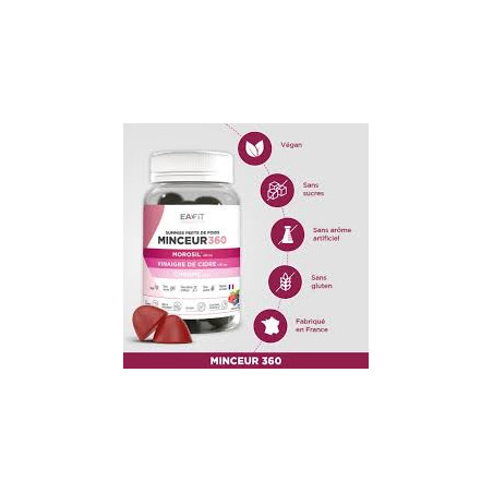 EAFIT Gummies Perte de Poids Minceur 360 x40