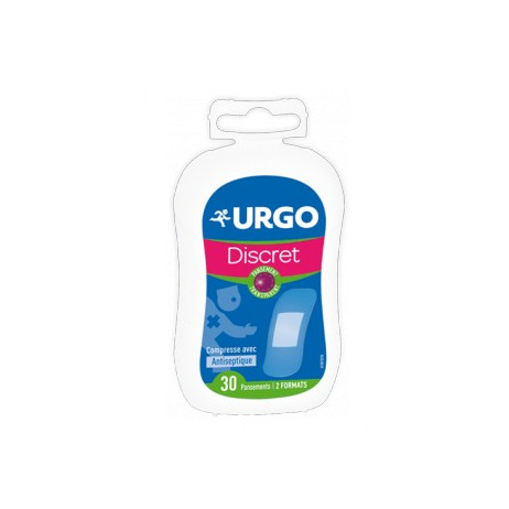 URGO Discret transparent 30 pansements 2 formats