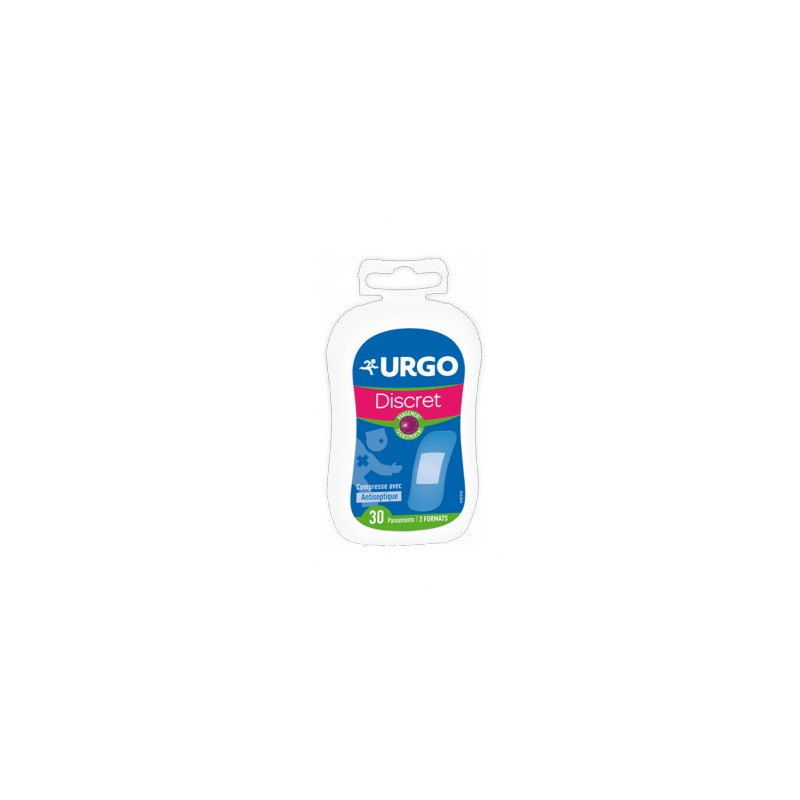 URGO Discret transparent 30 pansements 2 formats URGO Discret transparent 30 pansements 2 formats