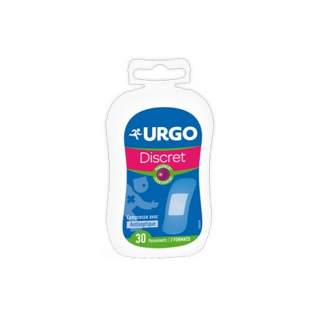 URGO Discret transparent 30 pansements 2 formats
