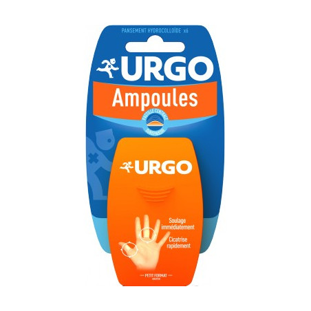 URGO Ampoules traitement doigt/orteil 6 pansements