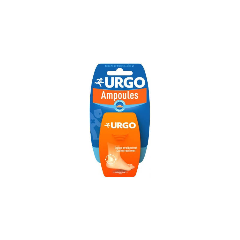 URGO Ampoules traitement talon 5 pansements URGO Ampoules traitement talon 5 pansements