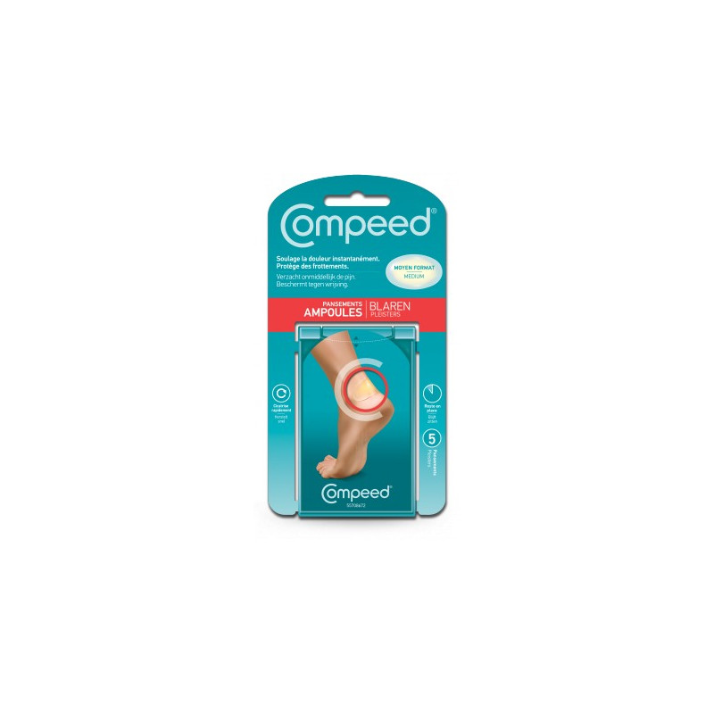 COMPEED pansements ampoules talon x5