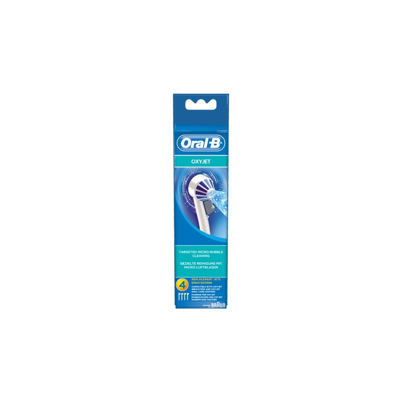 ORAL B Oxyjet canule pour jet dentaire x4 ORAL B Oxyjet canule pour jet dentaire x4