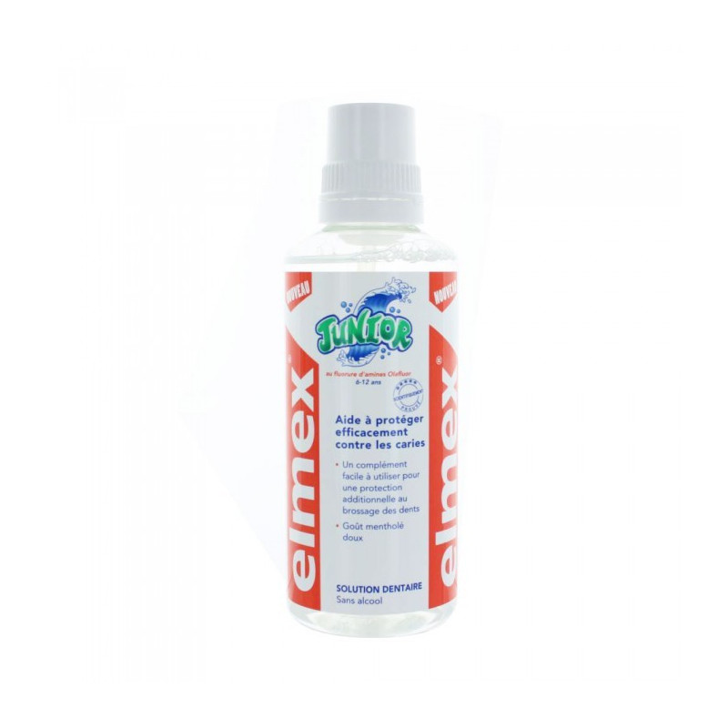 ELMEX Bain de bouche junior 400ml ELMEX Bain de bouche junior 400ml