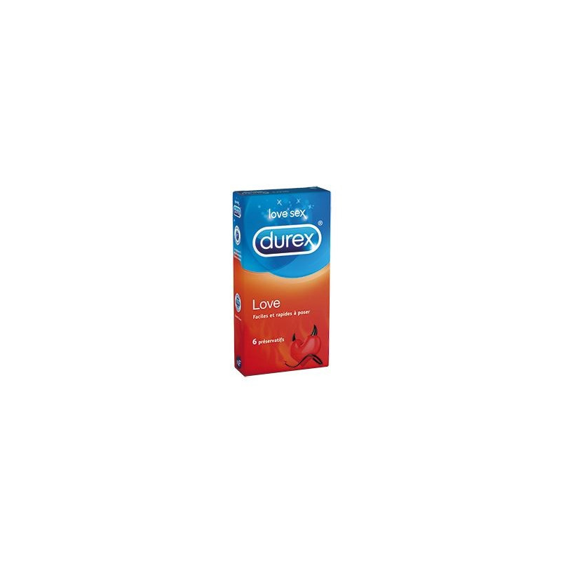 DUREX Love préservatifs x6 DUREX Love préservatifs x6