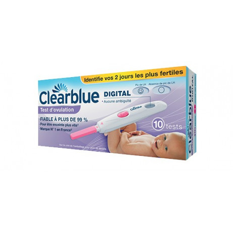 CLEARBLUE tests d'ovulation digital x10