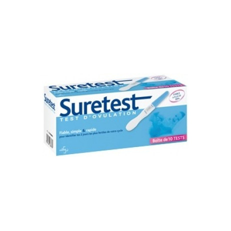 SURETEST tests d'ovulation x10