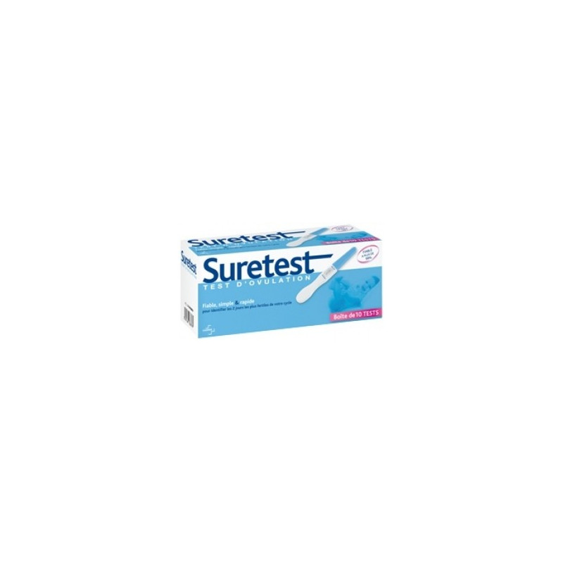 SURETEST tests d'ovulation x10 SURETEST tests d'ovulation x10