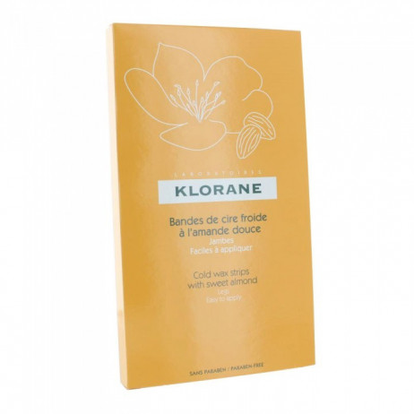 KLORANE bandes de cire froide jambes x6