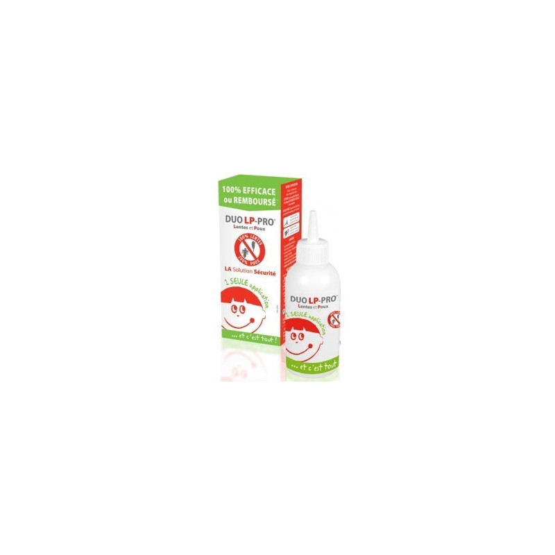 DUO LP-pro lotion anti-poux 150ml + embout + peigne DUO LP-pro lotion anti-poux 150ml + embout + peigne