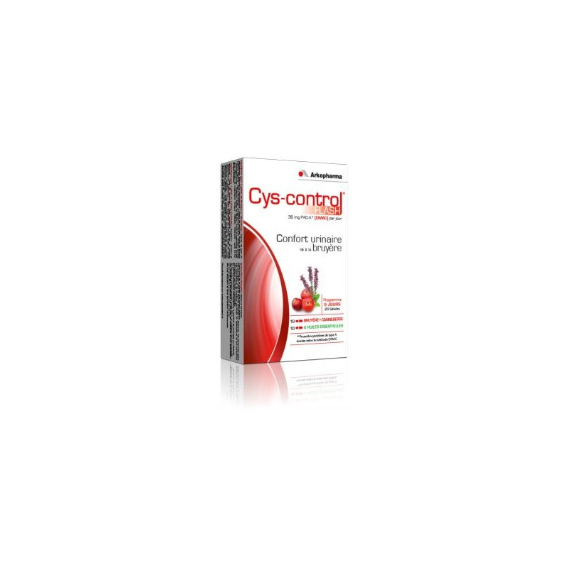 ARKOPHARMA Cys-control flash x20 gélules ARKOPHARMA Cys-control flash x20 gélules