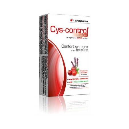 ARKOPHARMA Cys-control flash x20 gélules