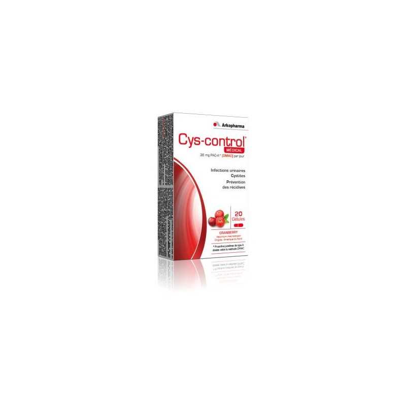 ARKOPHARMA Cys-control x20 gélules ARKOPHARMA Cys-control x20 gélules