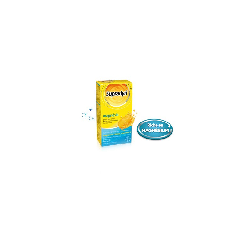 SUPRADYN Magnésia x30 comprimés effervescents SUPRADYN Magnésia x30 comprimés effervescents