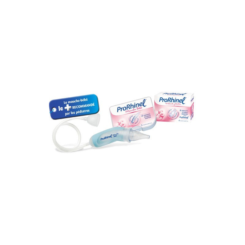 PRORHINEL Mouche bébé + 2 embouts souples jetables PRORHINEL Mouche bébé + 2 embouts souples jetables