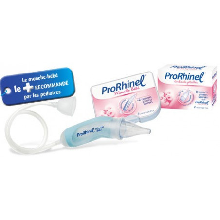 PRORHINEL Mouche bébé + 2 embouts souples jetables 