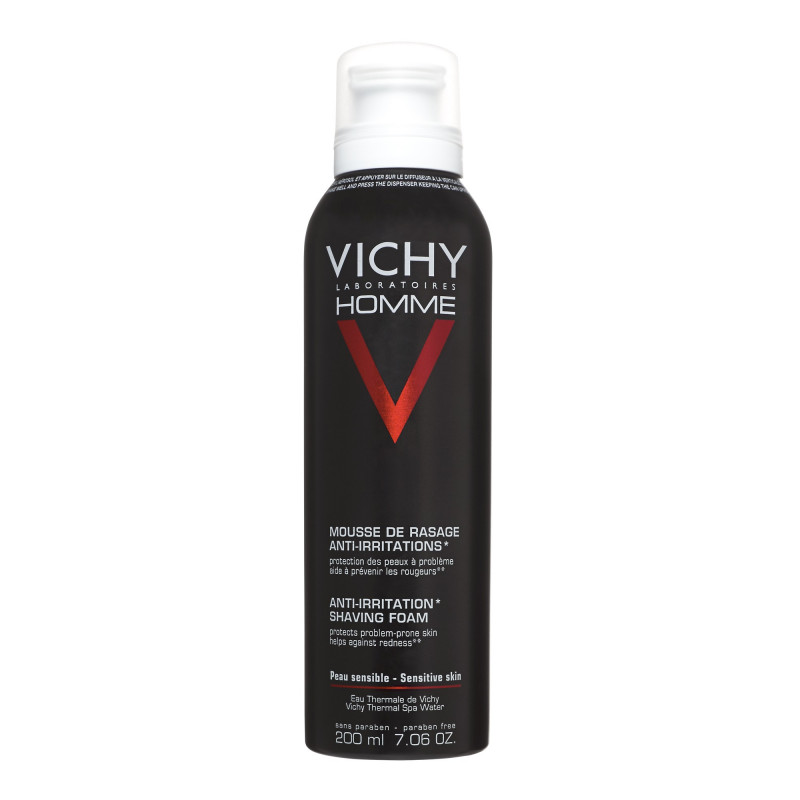 VICHY HOMME mousse de rasage anti-irritations 200ml VICHY HOMME mousse de rasage anti-irritations 200ml