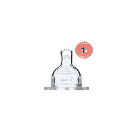 DODIE Tétine plate anti-colique col large Sensation+