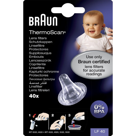 BRAUN Thermoscan embouts jetables x40
