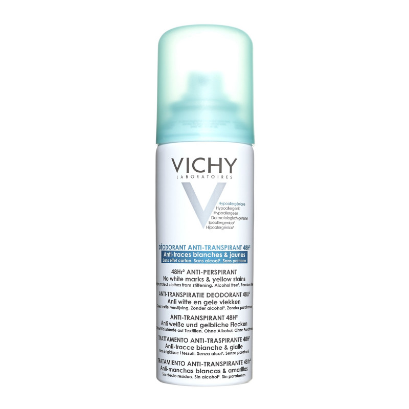 VICHY déodorant anti-transpirant aérosol anti-trace 48h 125ml VICHY déodorant anti-transpirant aérosol anti-trace 48h 125ml