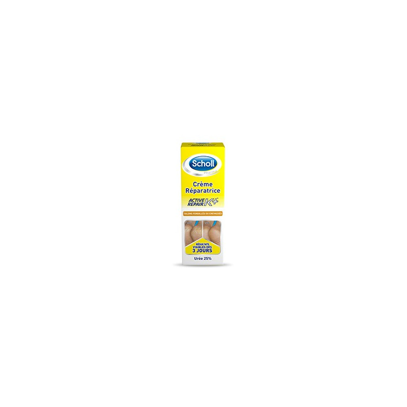SCHOLL Crème réparatrice active repair K+ 60ml SCHOLL Crème réparatrice active repair K+ 60ml