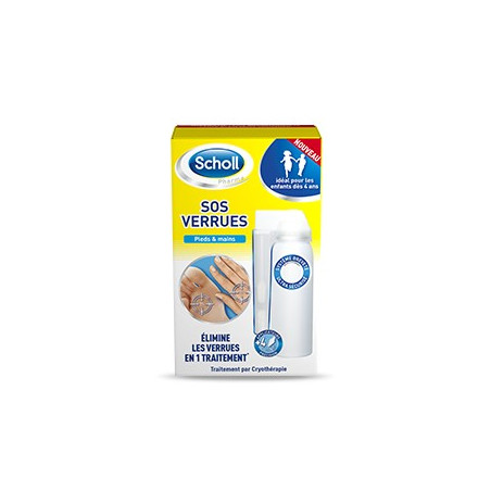 SCHOLL SOS verrues traitement par cryothérapie 80ml