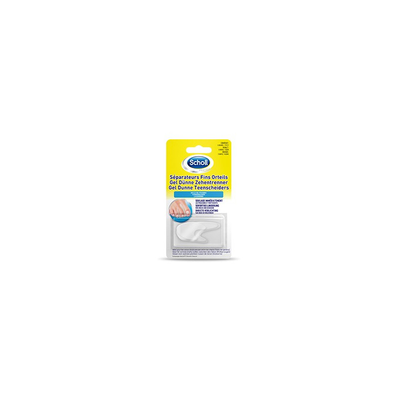 SCHOLL Séparateurs fins orteils x3
