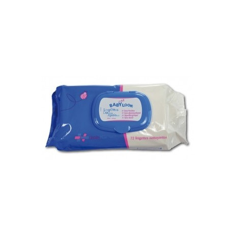 BABYLOOK Lingettes nettoyantes douces et épaisses x72