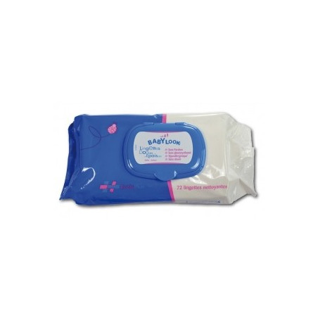 BABYLOOK Lingettes nettoyantes douces et épaisses x72