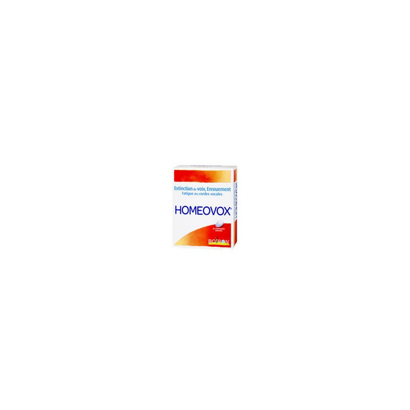 BOIRON Homeovox x60 comprimés enrobés