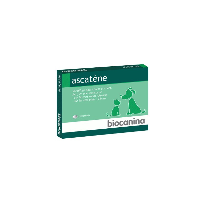 BIOCANINA Ascatène vermifuge x10 comrpimés BIOCANINA Ascatène vermifuge x10 comrpimés