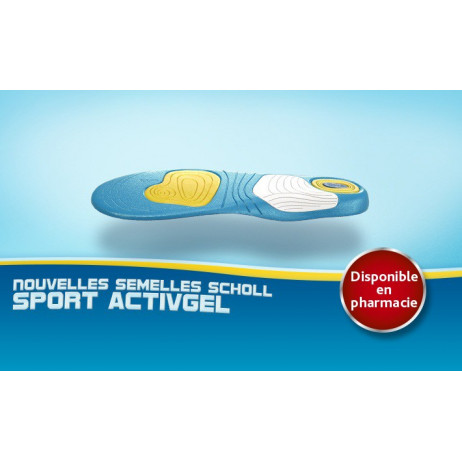 SCHOLL Activgel semelles sport