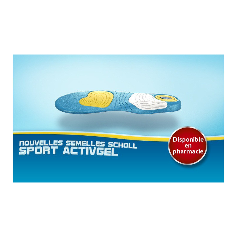 SCHOLL Activgel semelles sport