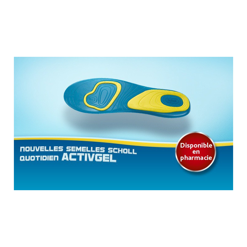 SCHOLL Activgel semelles quotidien 