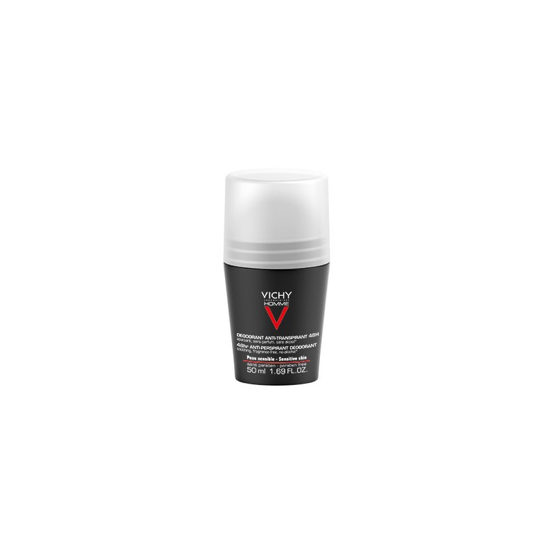 VICHY HOMME Déodorant anti-transpirant 48h bille 50ml VICHY HOMME Déodorant anti-transpirant 48h bille 50ml