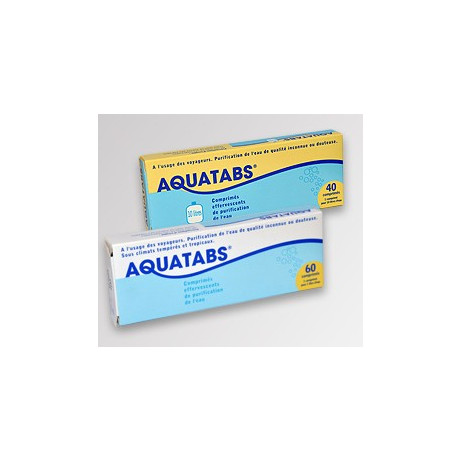 AQUATABS comprimés effervescents de désinfection de l'eau