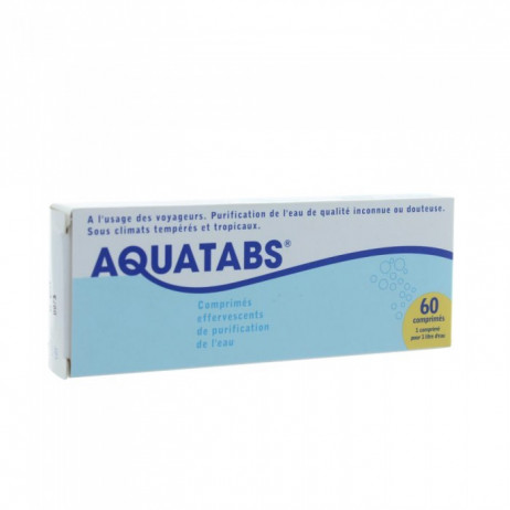 AQUATABS comprimés effervescents de désinfection de l'eau