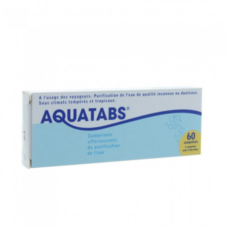 AQUATABS comprimés effervescents de désinfection de l'eau