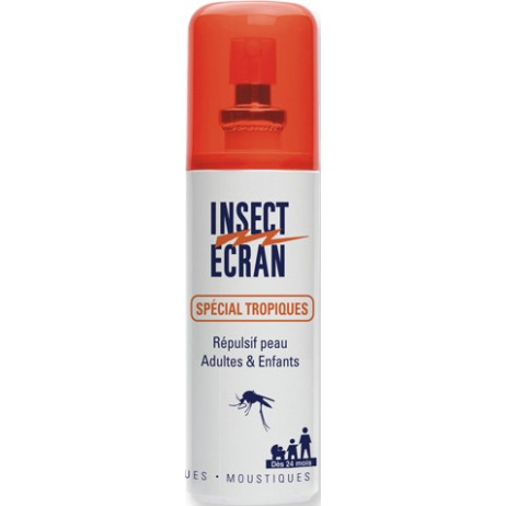 INSECT ECRAN Répulsif peau spécial tropiques spray 75ml