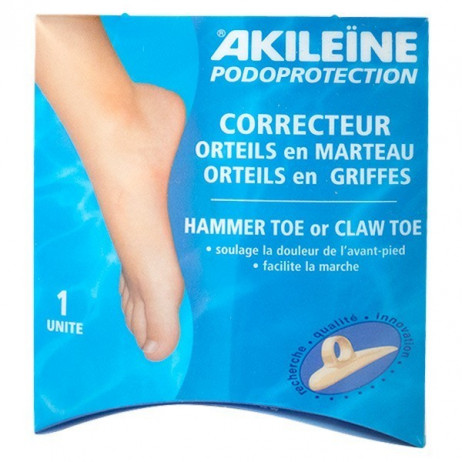 AKILEINE Podoprotection correcteur orteils en marteaux ou en chiffres x1