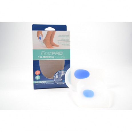 FEET PAD Talonnettes silicone avec insert latéral x1 paire
