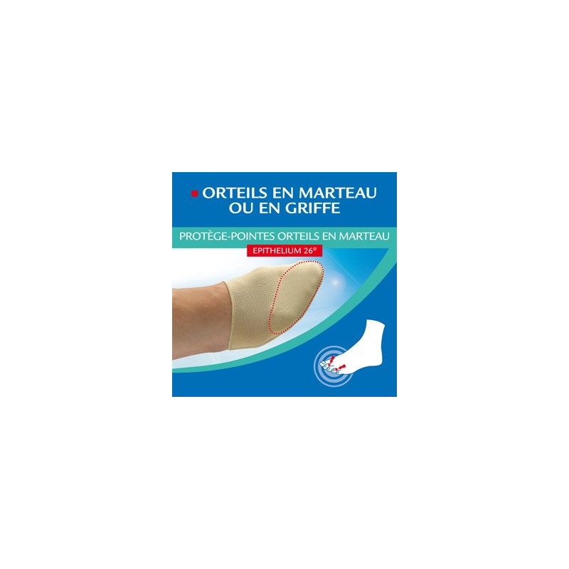EPITACT Protège-pointes orteils en marteau x1 paire