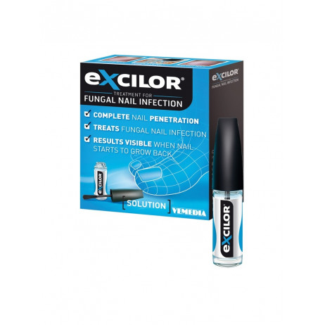 EXCILOR Pinceau traitement de la mycose de l'ongle 3,3ml