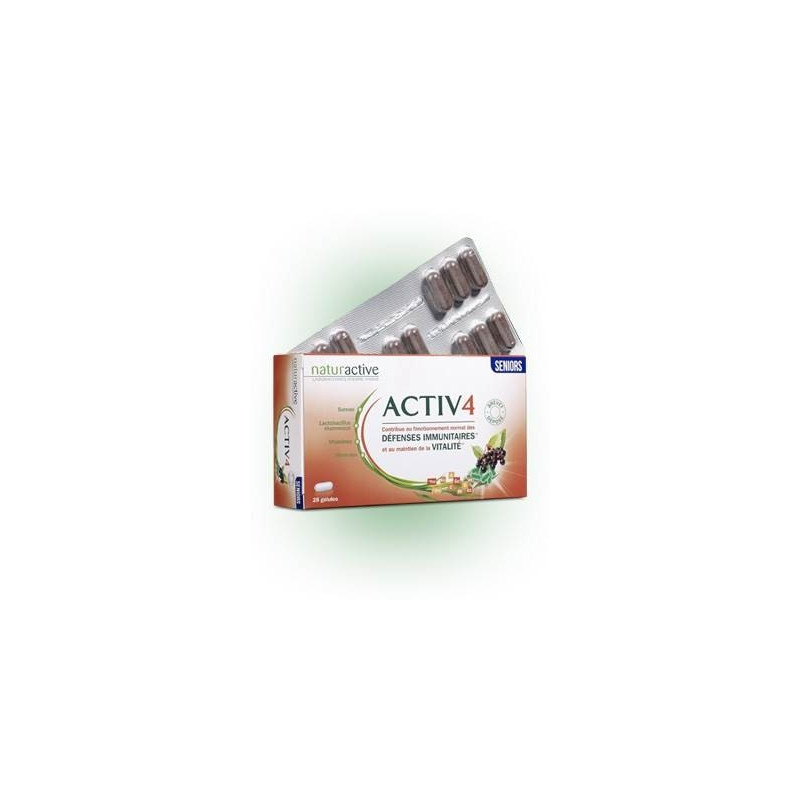 NATURACTIVE Activ 4 séniors x28 gélules NATURACTIVE Activ 4 séniors x28 gélules