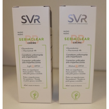 SVR Sebiaclear BB crème correcteur unifiant teinté 40ml