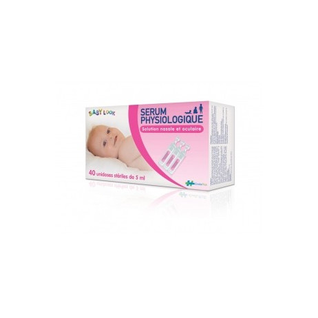 BABYLOOK Sérum physiologique x40 unidoses