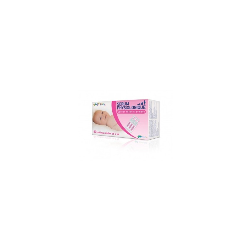 BABYLOOK Sérum physiologique x40 unidoses BABYLOOK Sérum physiologique x40 unidoses