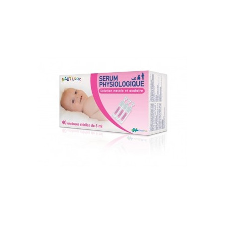 BABYLOOK Sérum physiologique x40 unidoses